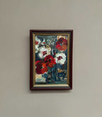 “Red Poppies and White Blossoms” by L. Stokes