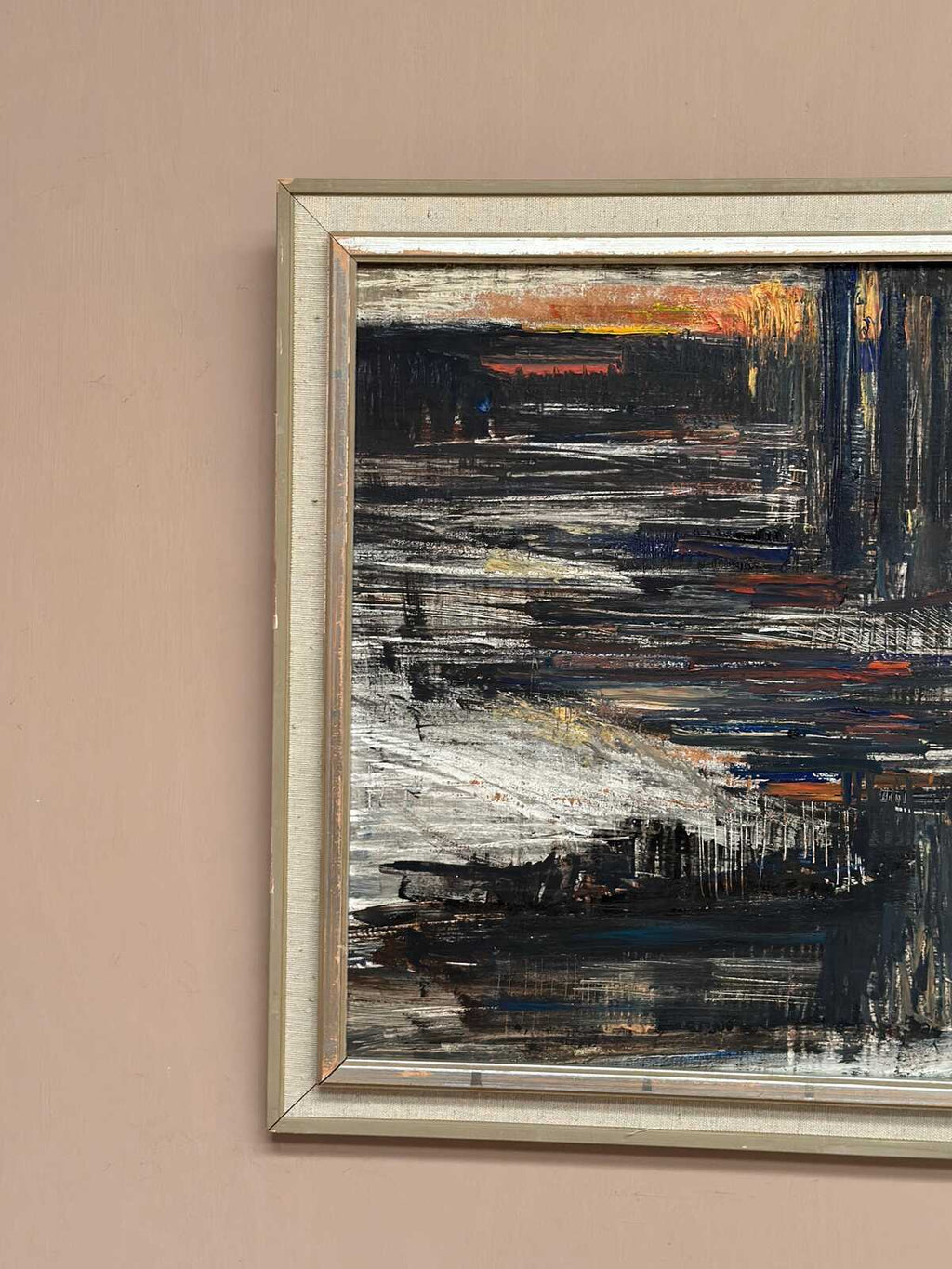 "Kvällsol över ödeland" by Lars Matson