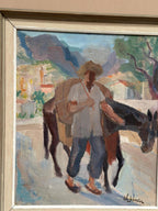 “Man with Horse” by Pelle Johanson