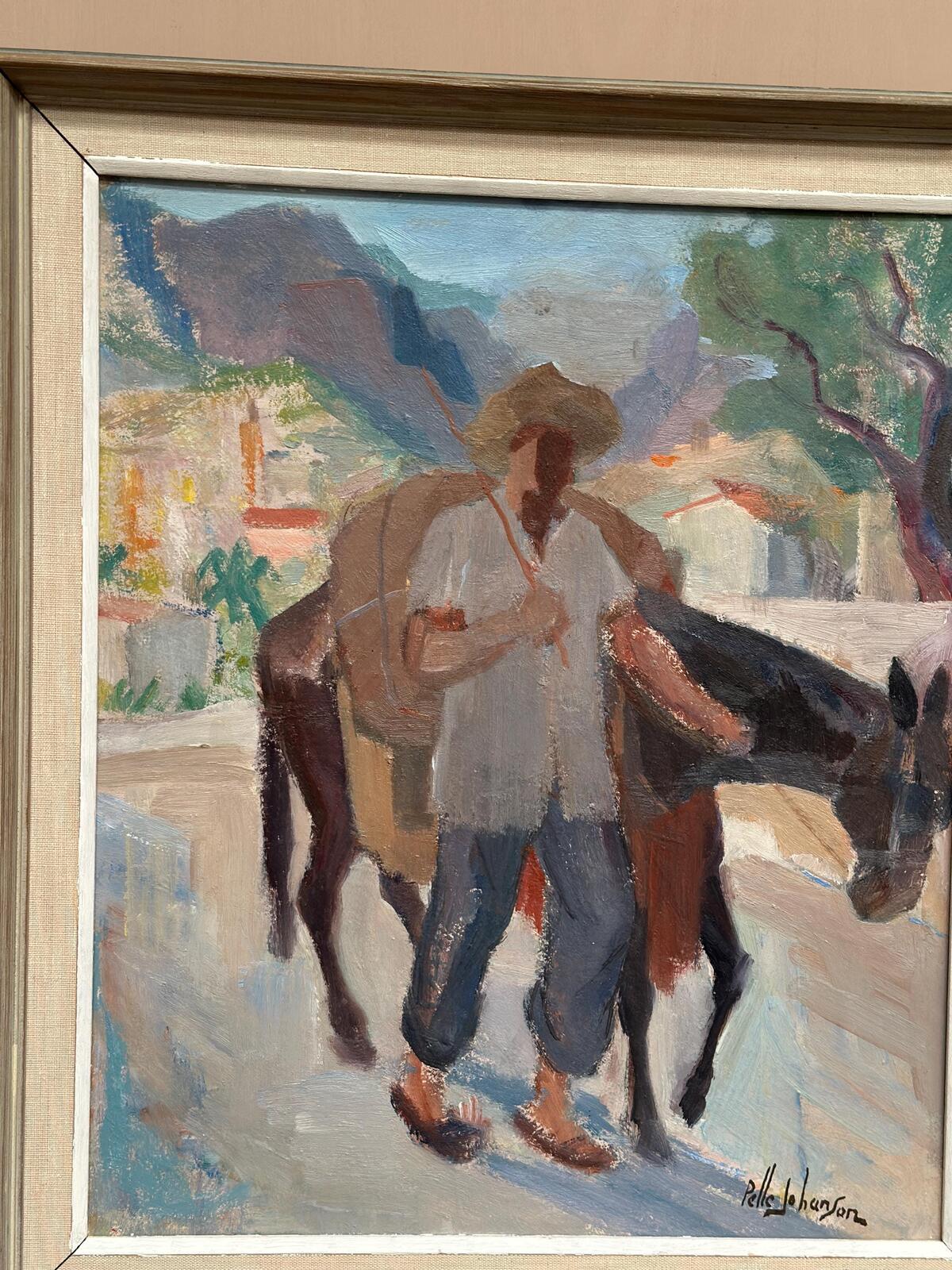“Man with Horse” by Pelle Johanson