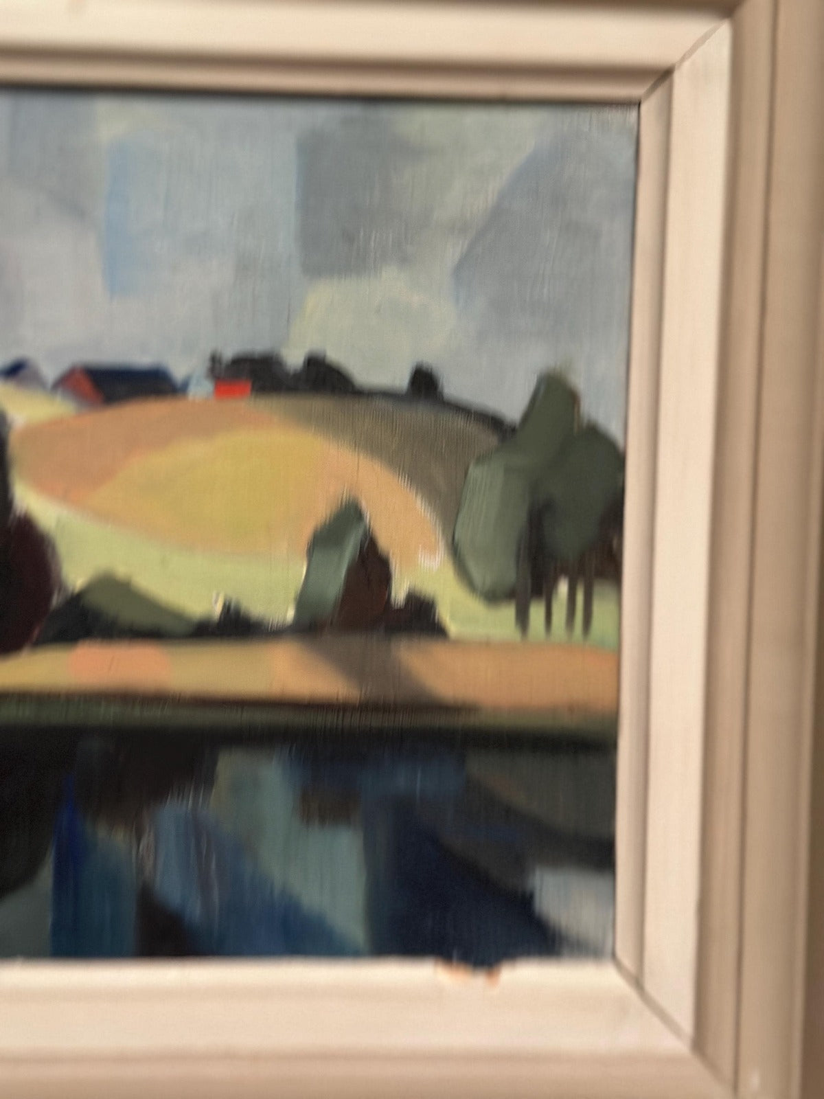 “Landscape with Huts” by Ruben Hedin