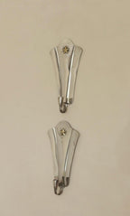 Pair Of Mid Century Swedish Pewter Sconces