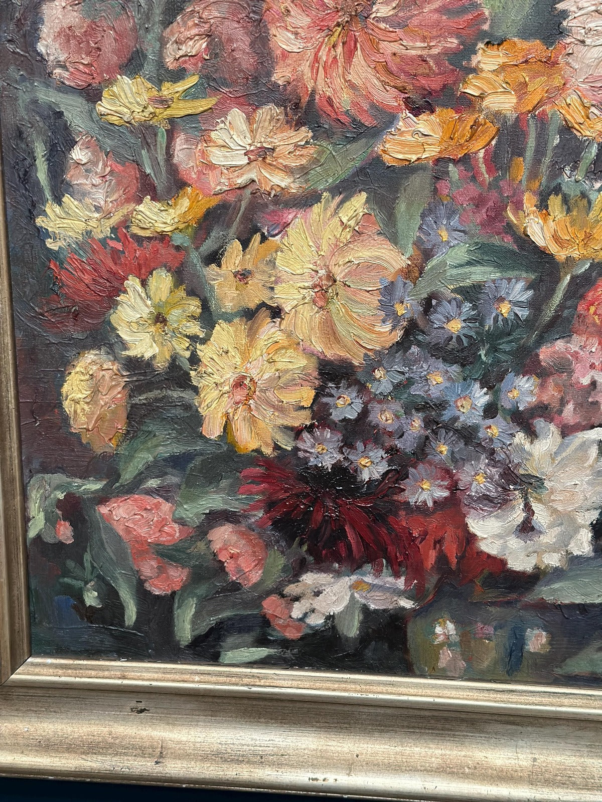 “Still Life with Flowers” by F. Wiegand