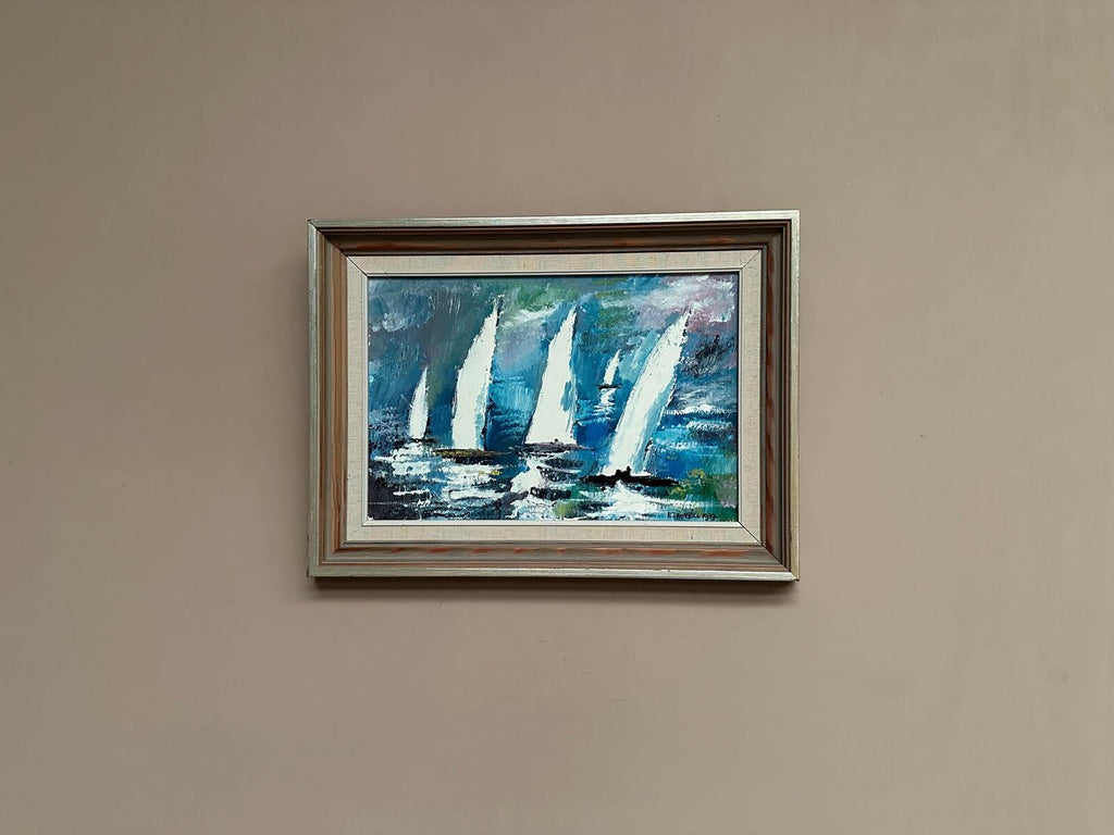 “Sailboats” by Bertil Thorell (1908–1984)