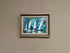 “Sailboats” by Bertil Thorell (1908–1984)