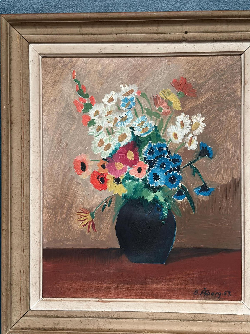 “Flowers in Vase” by B. Åberg