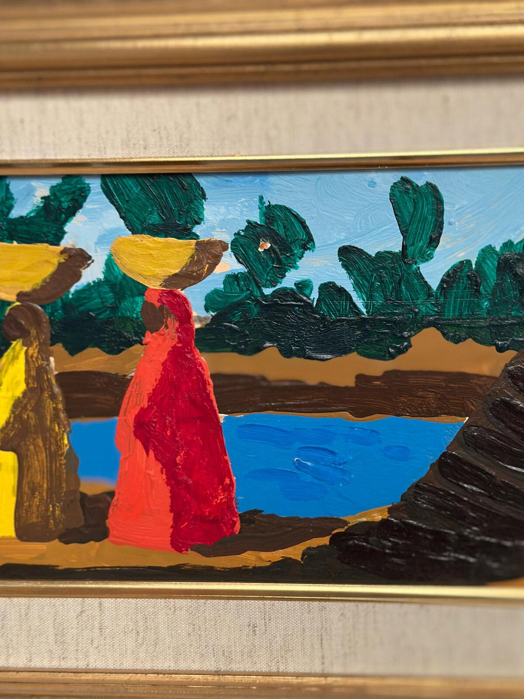 “Female Figures by a Stream” Attributed to Lars Norrman