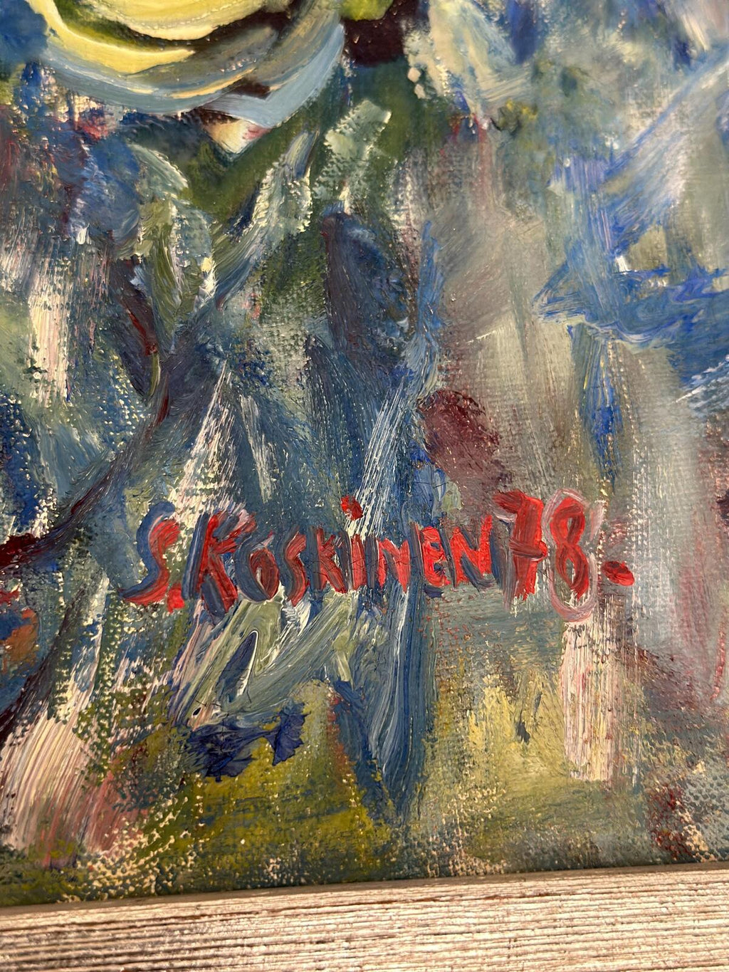 “Flower” by S. Koskinen – Dated 1978
