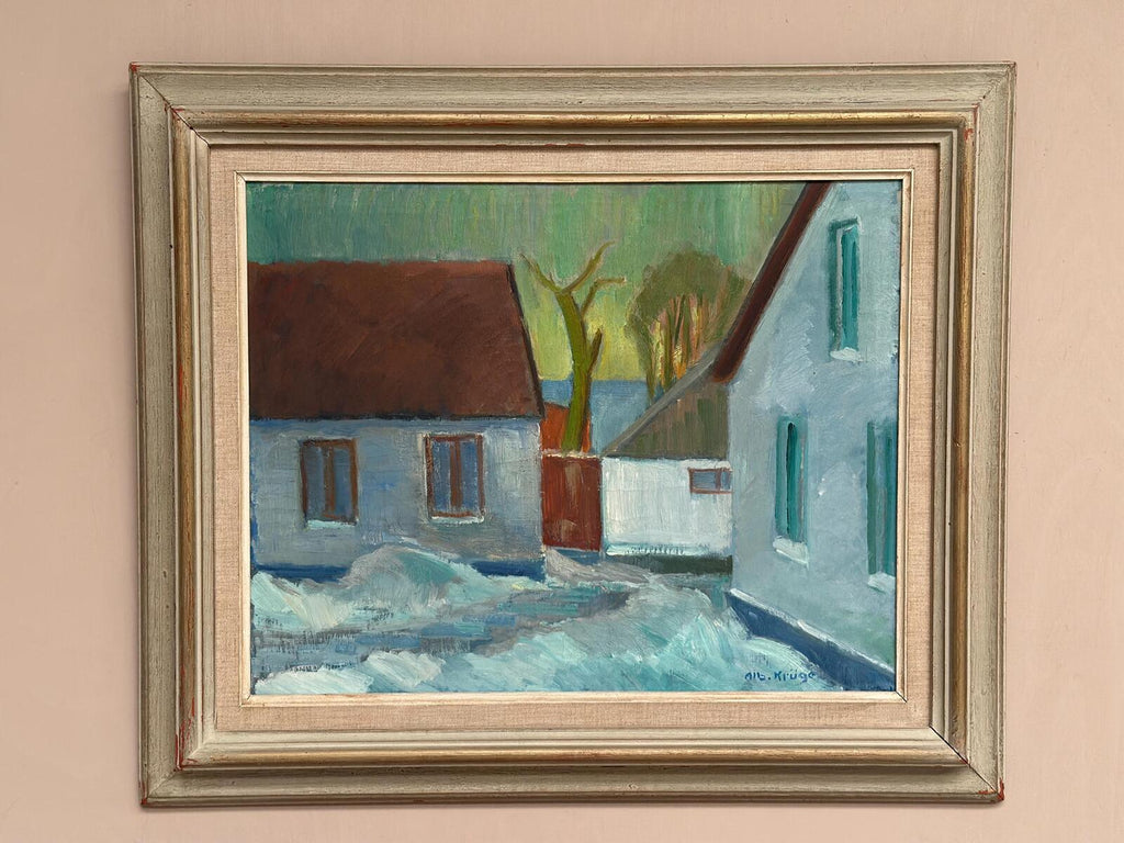 “Vinter Kväll Viks” by Albert Krüger (1885–1965)