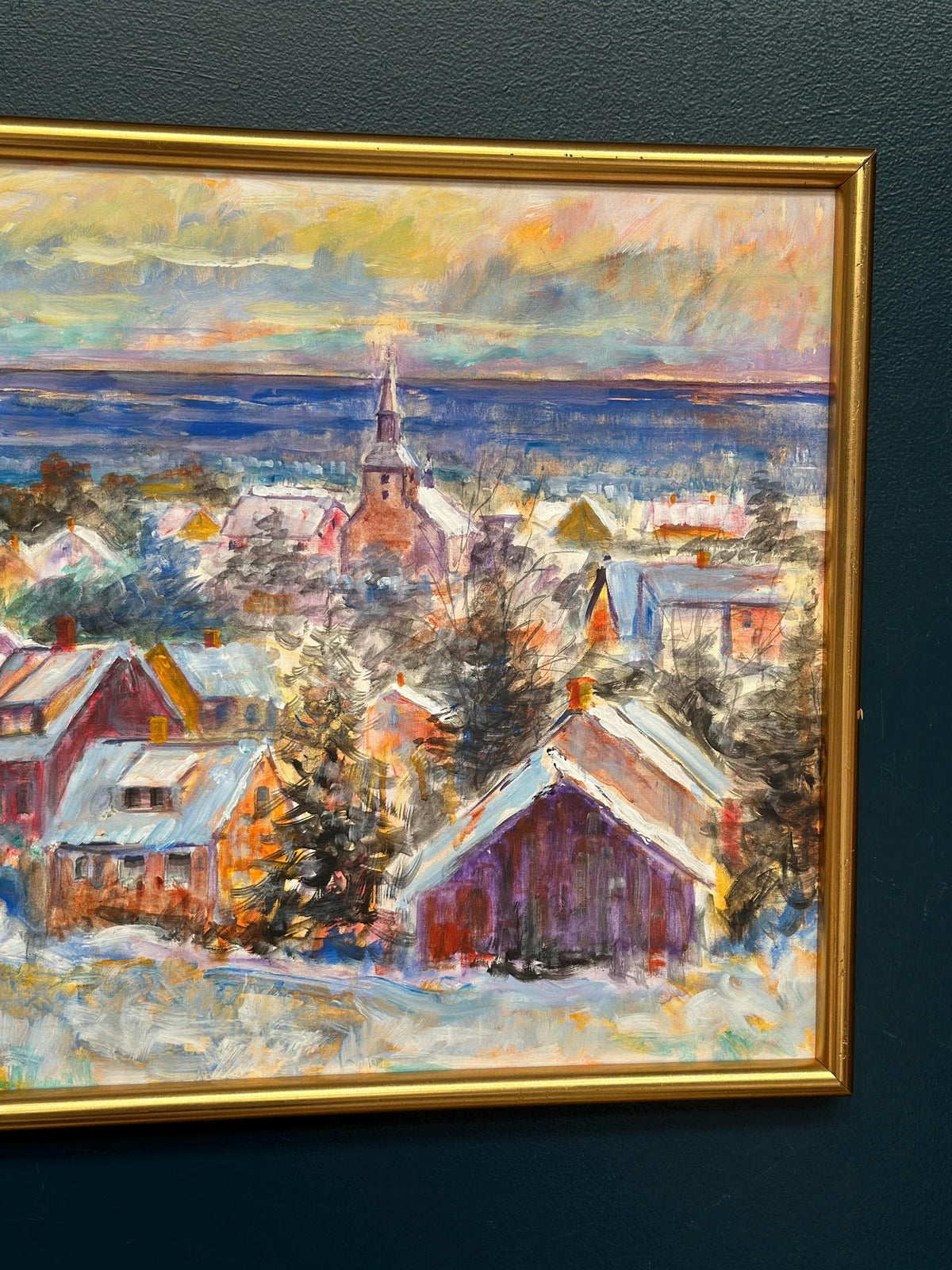 “Snow‑Covered Coastline” by Alex Hansen