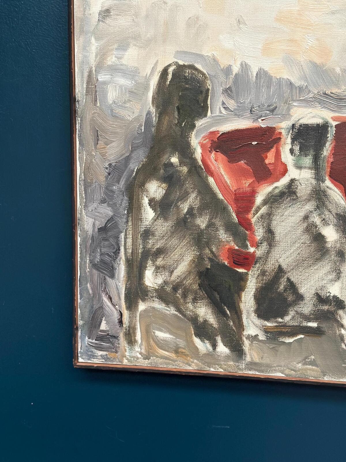 “Figure Composition” by Max Bilde (1919–2011)