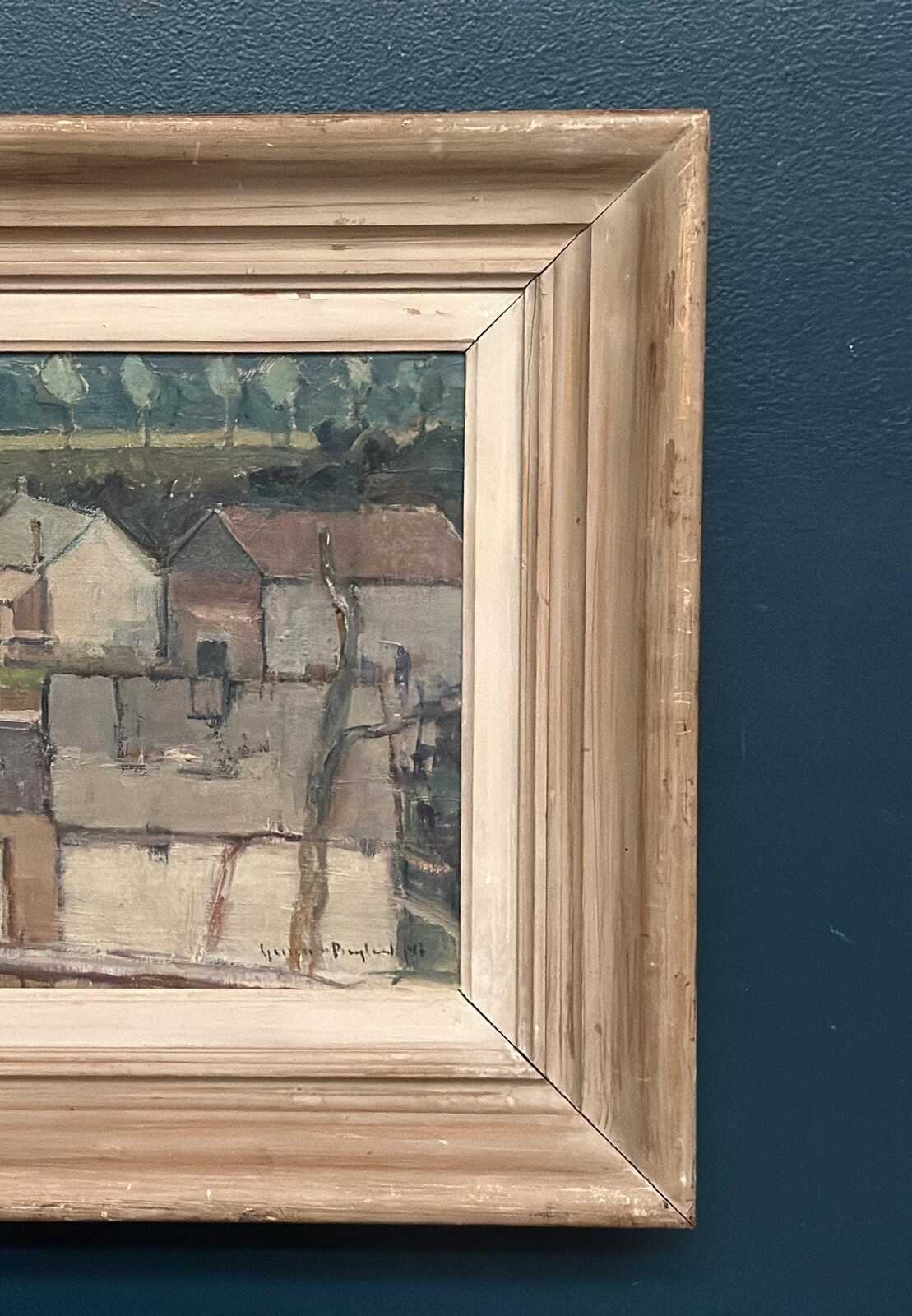 Landscape with Geometric Houses
