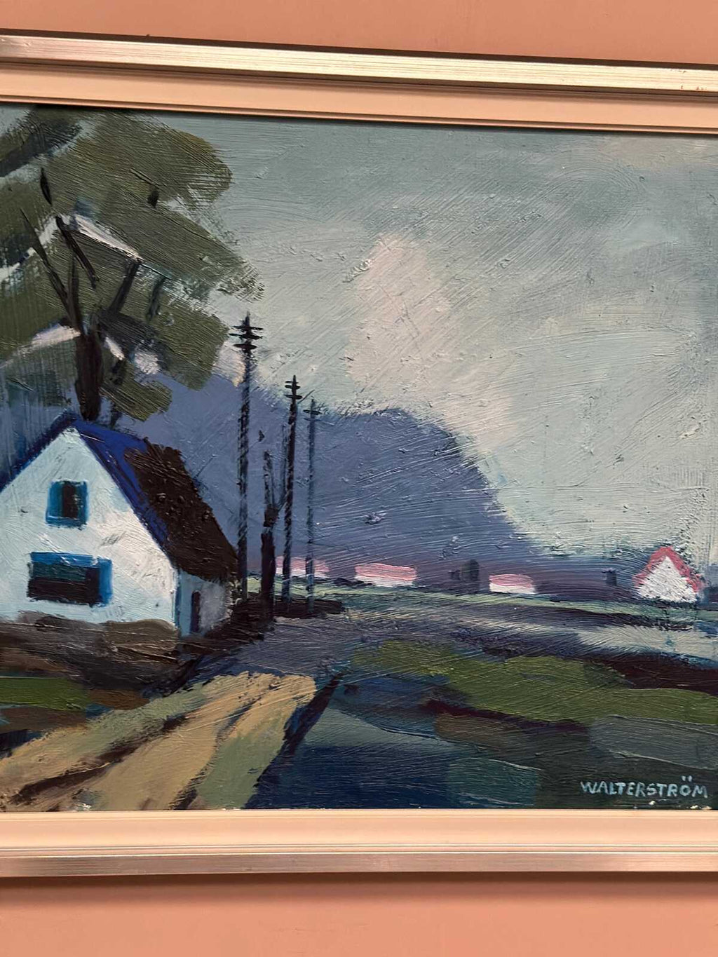 “Landscape with House” by Ingvar Walterström