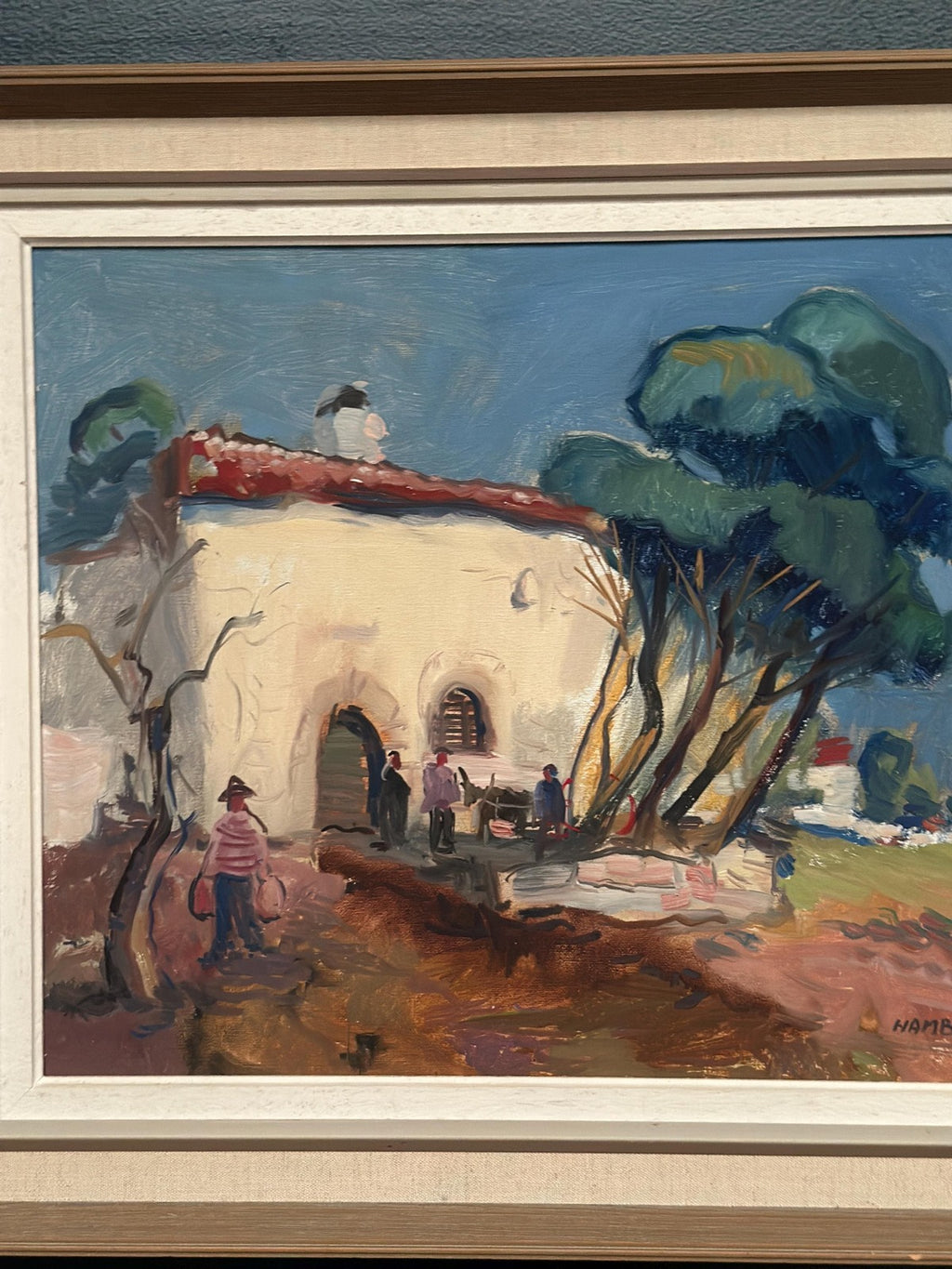 “Mediterranean Scene” by Axel Hamborn