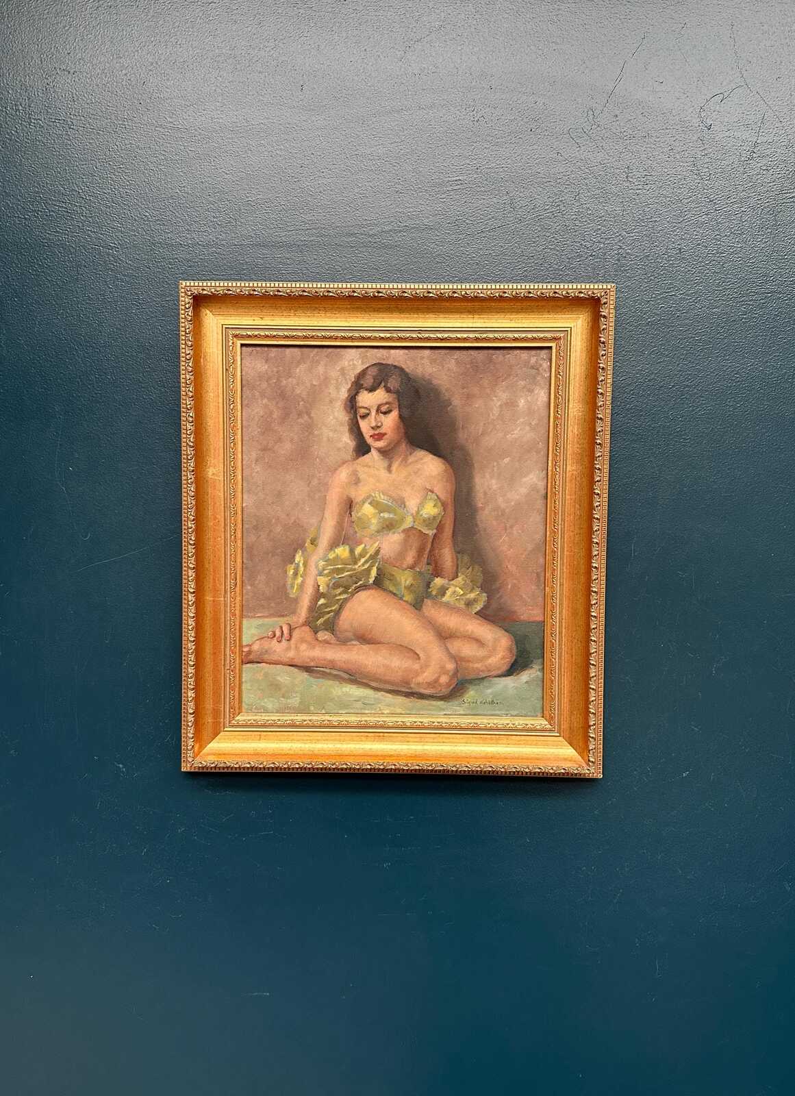 “Seated Woman” by Sigrid Wahlström de Rougemont