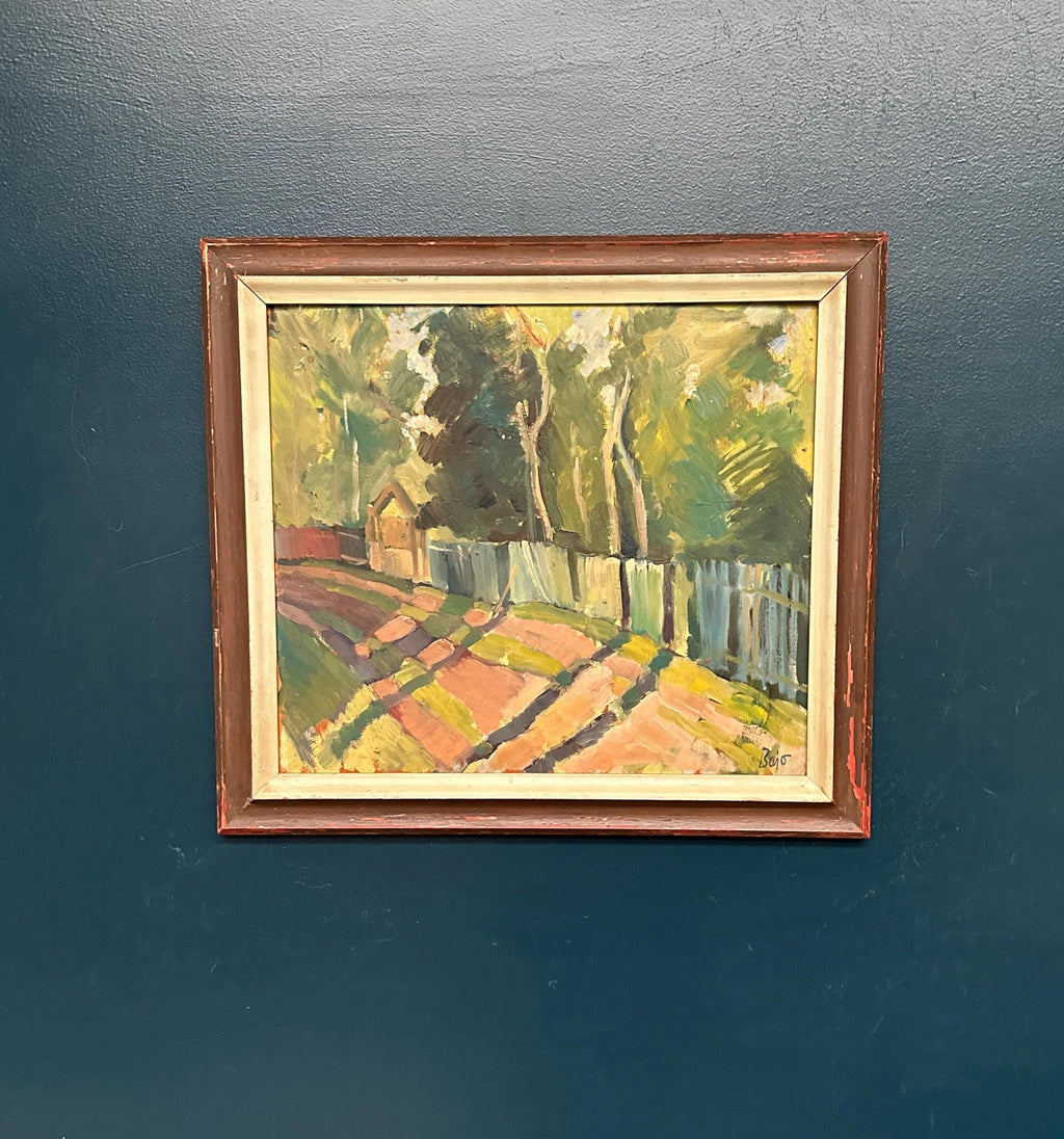 “Landscape with Fence” by Bajo
