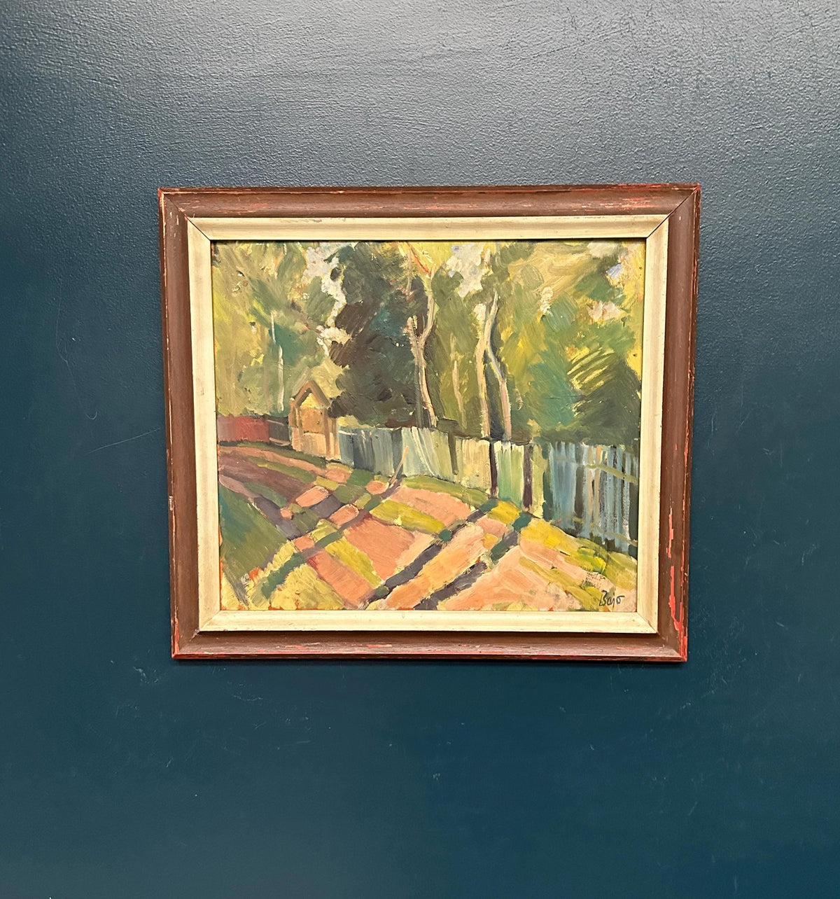 “Landscape with Fence” by Bajo