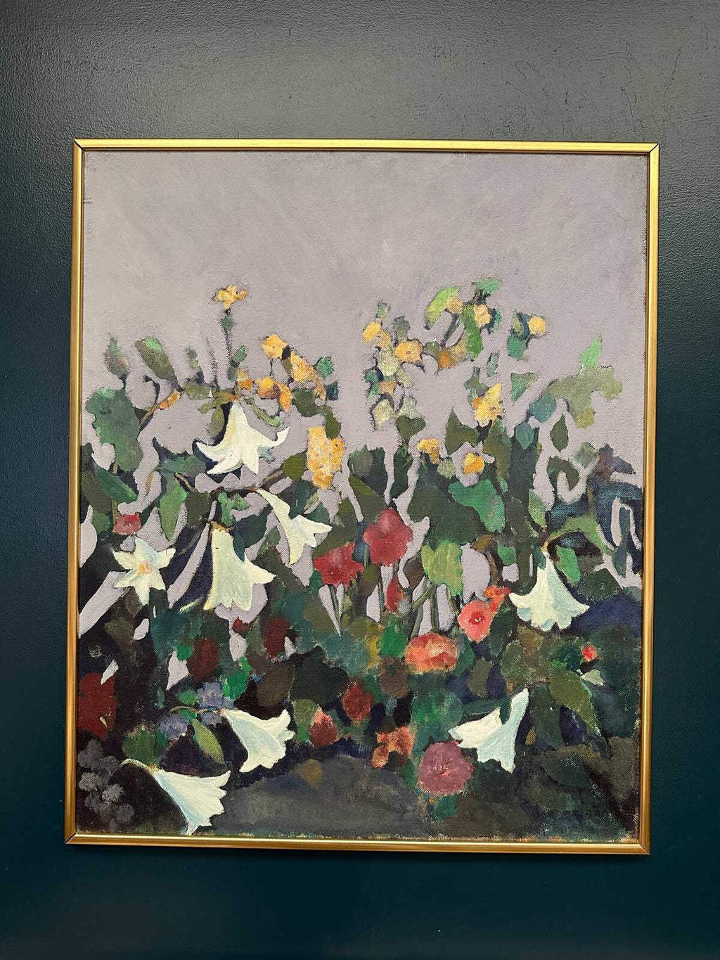 “Still Life (Flower Motif)” by L.S.