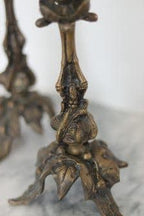 Pair of Swedish Brass Candleholders