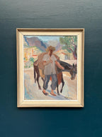 “Man with Horse” by Pelle Johanson