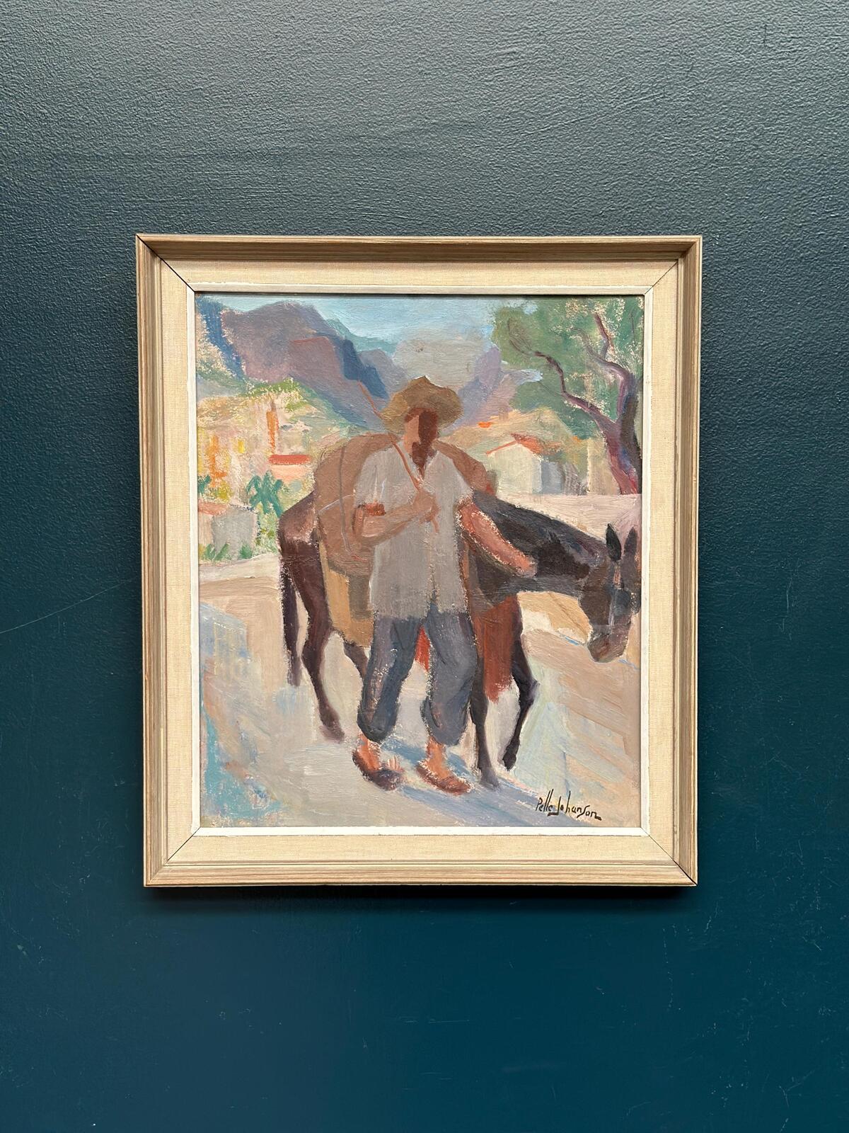 “Man with Horse” by Pelle Johanson