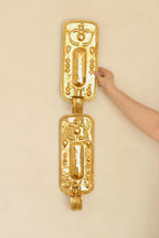 Pair Of Mid Century Swedish Brass Sconces