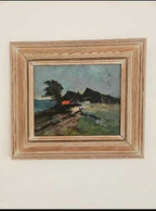 “Coastal Landscape with Cottage” by Arne Aspelin (1911–1990)
