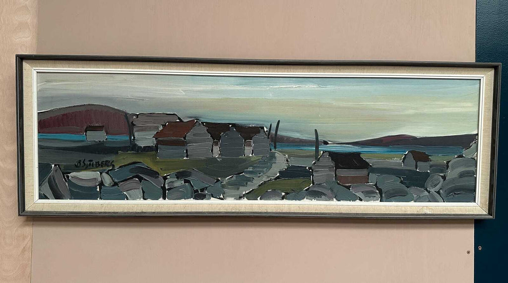 “Coastal Village” by Bo Sjöberg