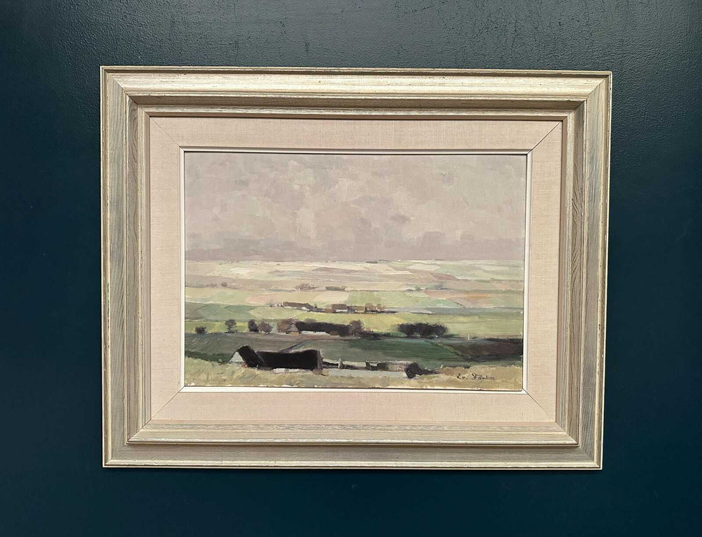 “Scanian Landscape” by Evert Färhm (1901–1971)