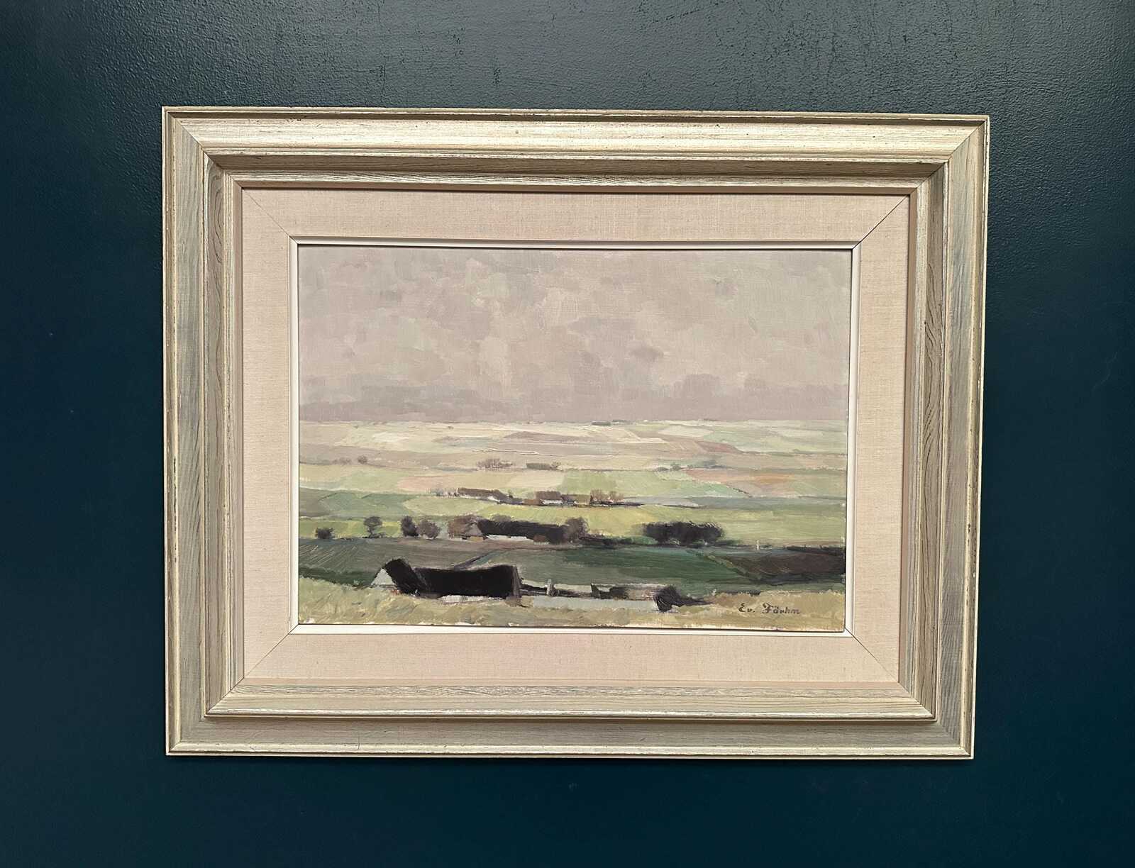 “Scanian Landscape” by Evert Färhm (1901–1971)