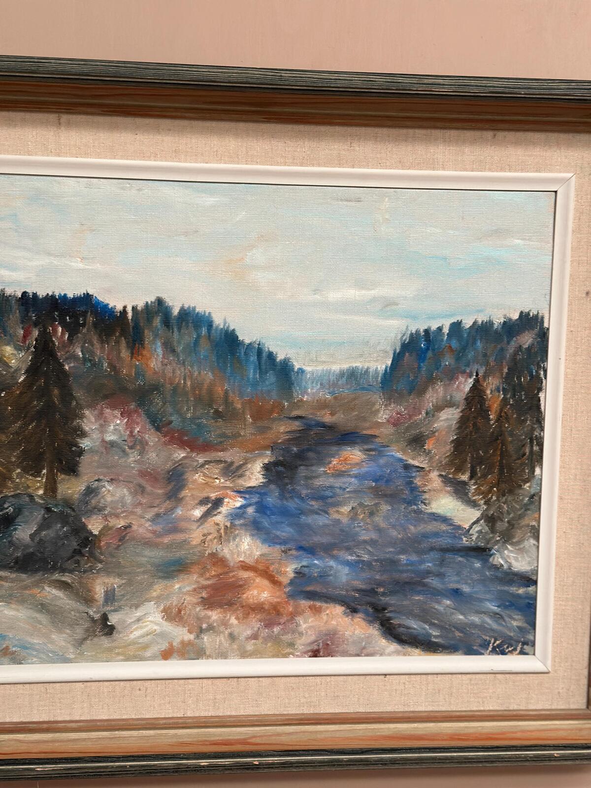 “Landscape with River and Forest” by Kaj