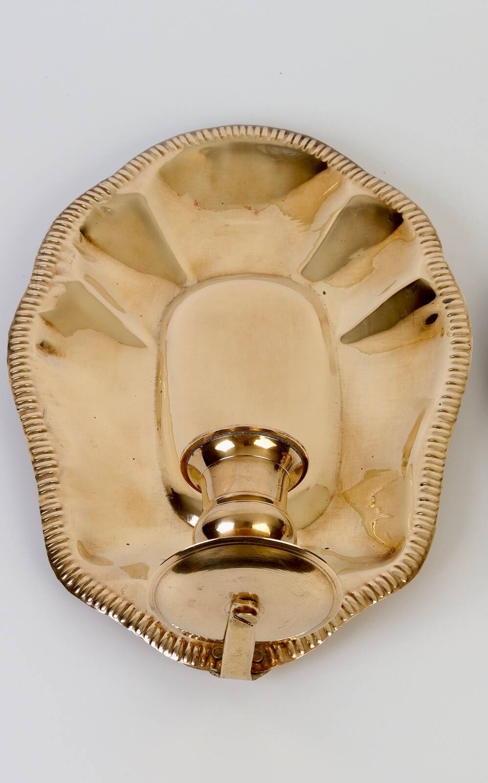 Pair Of Mid-Century Swedish Brass Sconces