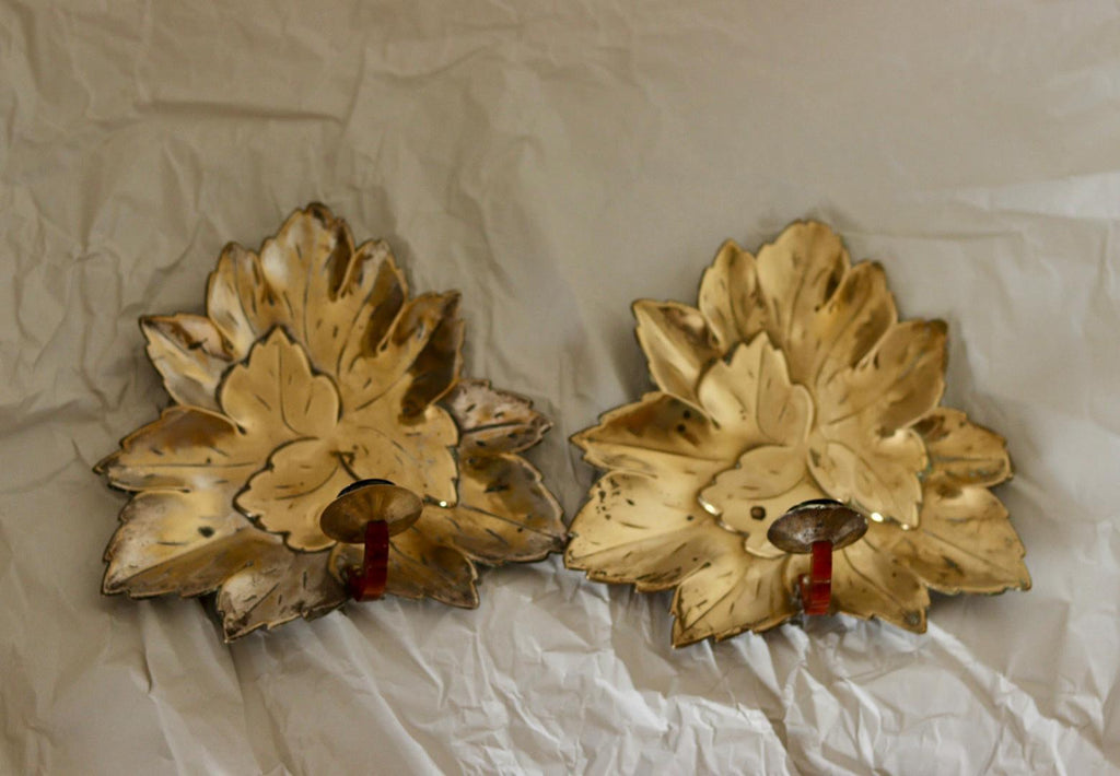 Pair Of Swedish Metal Sconces