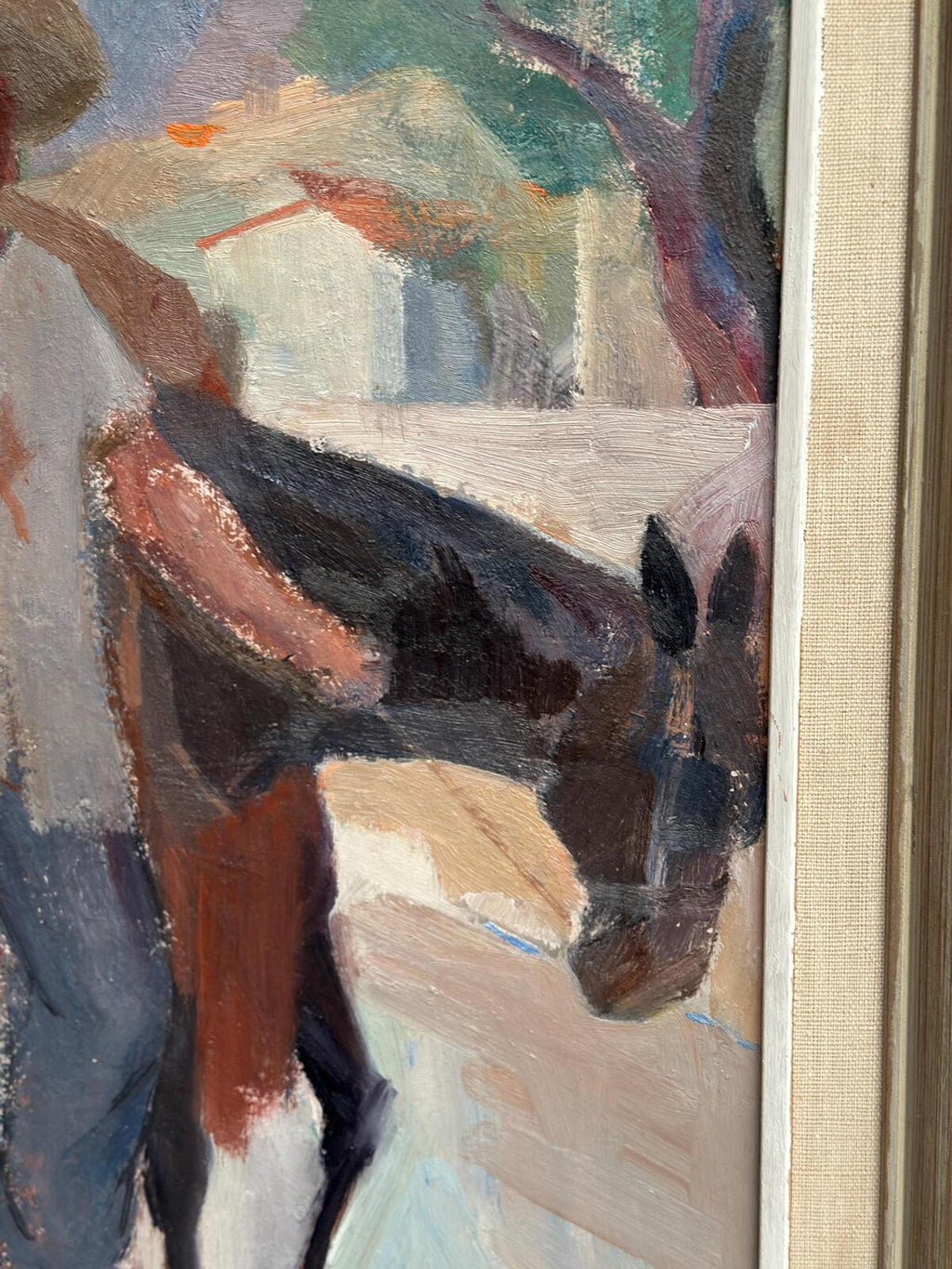 “Man with Horse” by Pelle Johanson