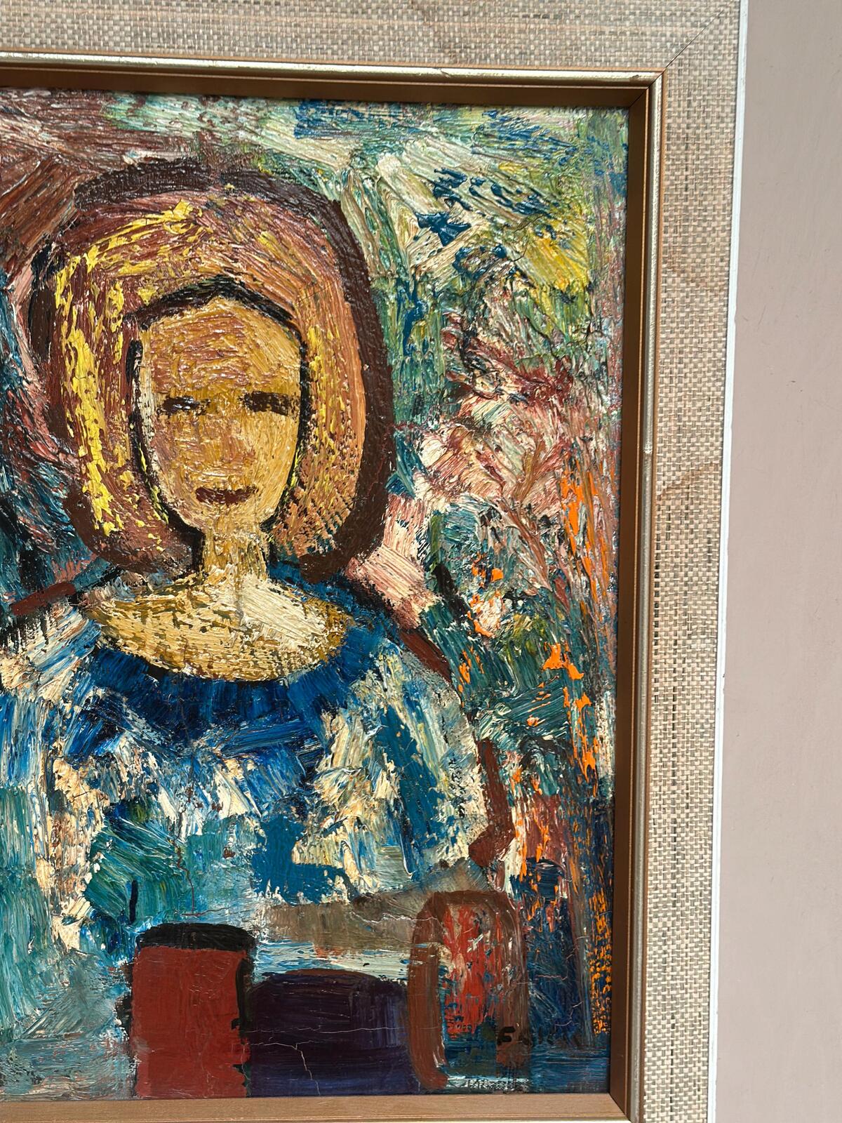 “Woman in Blue” by Gösta Falck