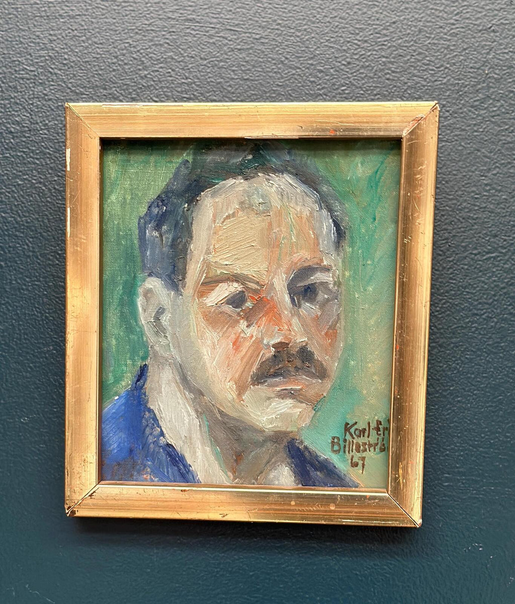 “Portrait of a Man” by Carl-Erik Billeström
