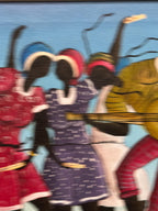 “Dancing Figures with Instruments” by R. Shaw
