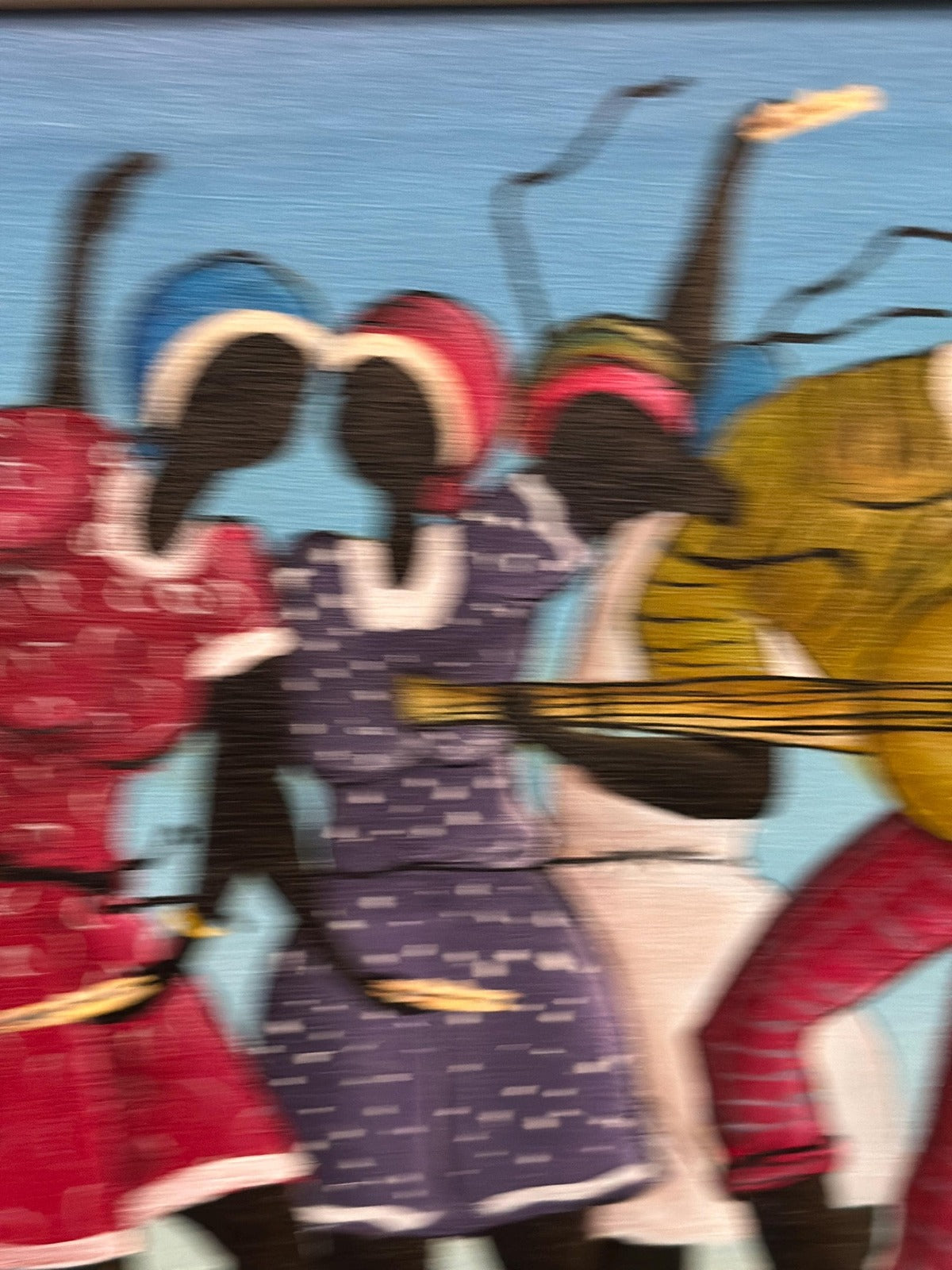 “Dancing Figures with Instruments” by R. Shaw