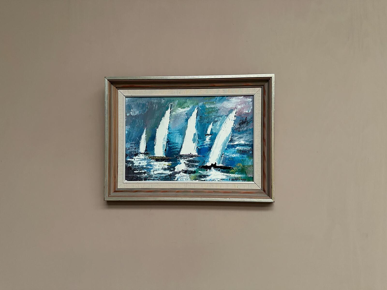 “Sailboats” by Bertil Thorell (1908–1984)