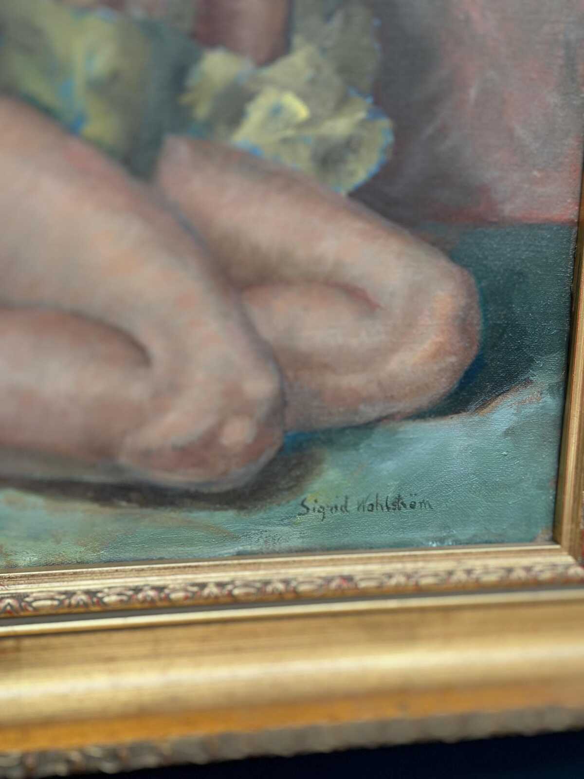 “Seated Woman” by Sigrid Wahlström de Rougemont
