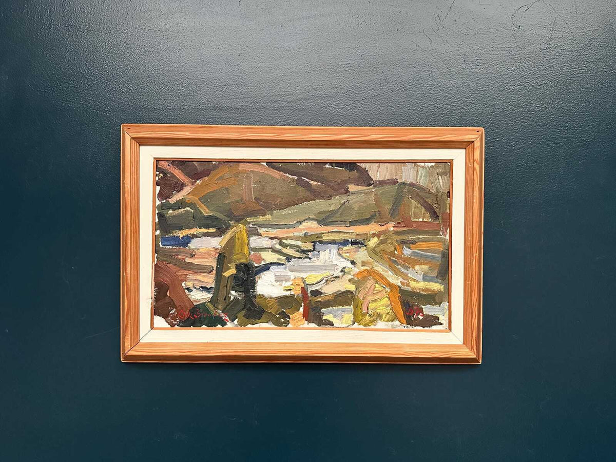 “Cubist Landscape” by O. Blomberg