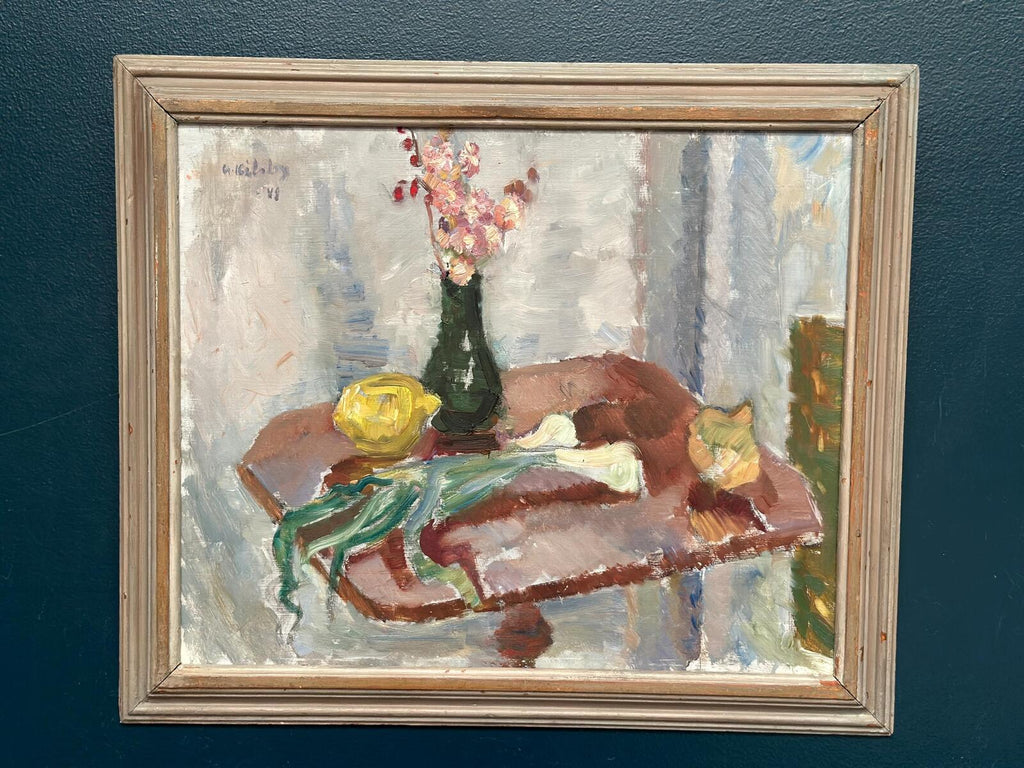 “Vase and Vegetables” by Arne Kilsby