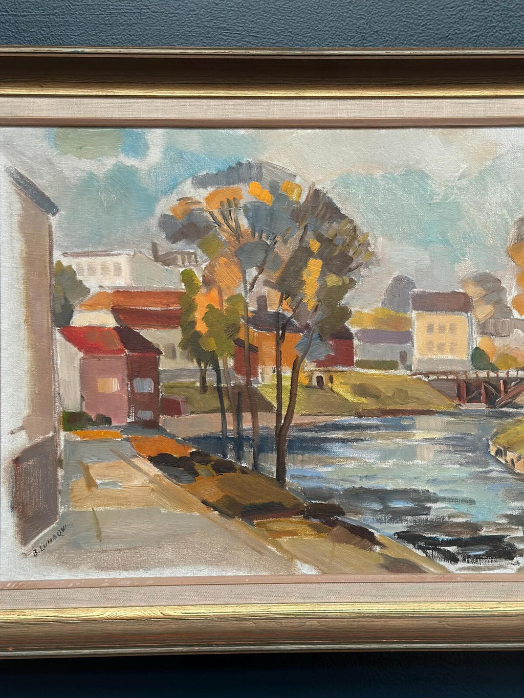 “Riverside Village” by B. Lundqvist