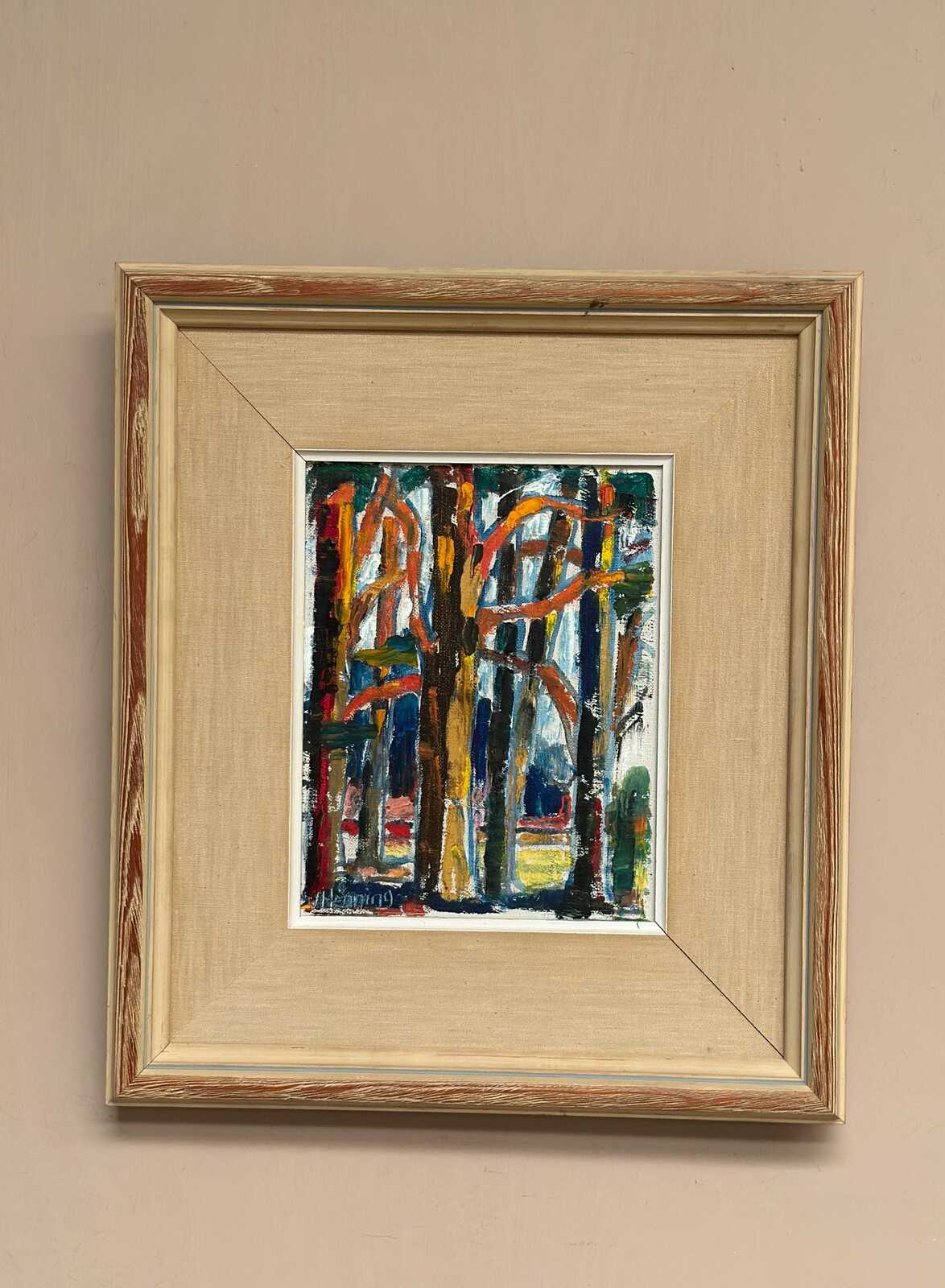 "Tree Trunks" by Wilhelm Henning