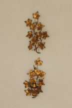 Pair of Mid-Century Italian Gilded Sconces By Florentia