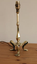 Pair Of  Victorian Antique Brass Pullman Railway Carriage Table Lamps
