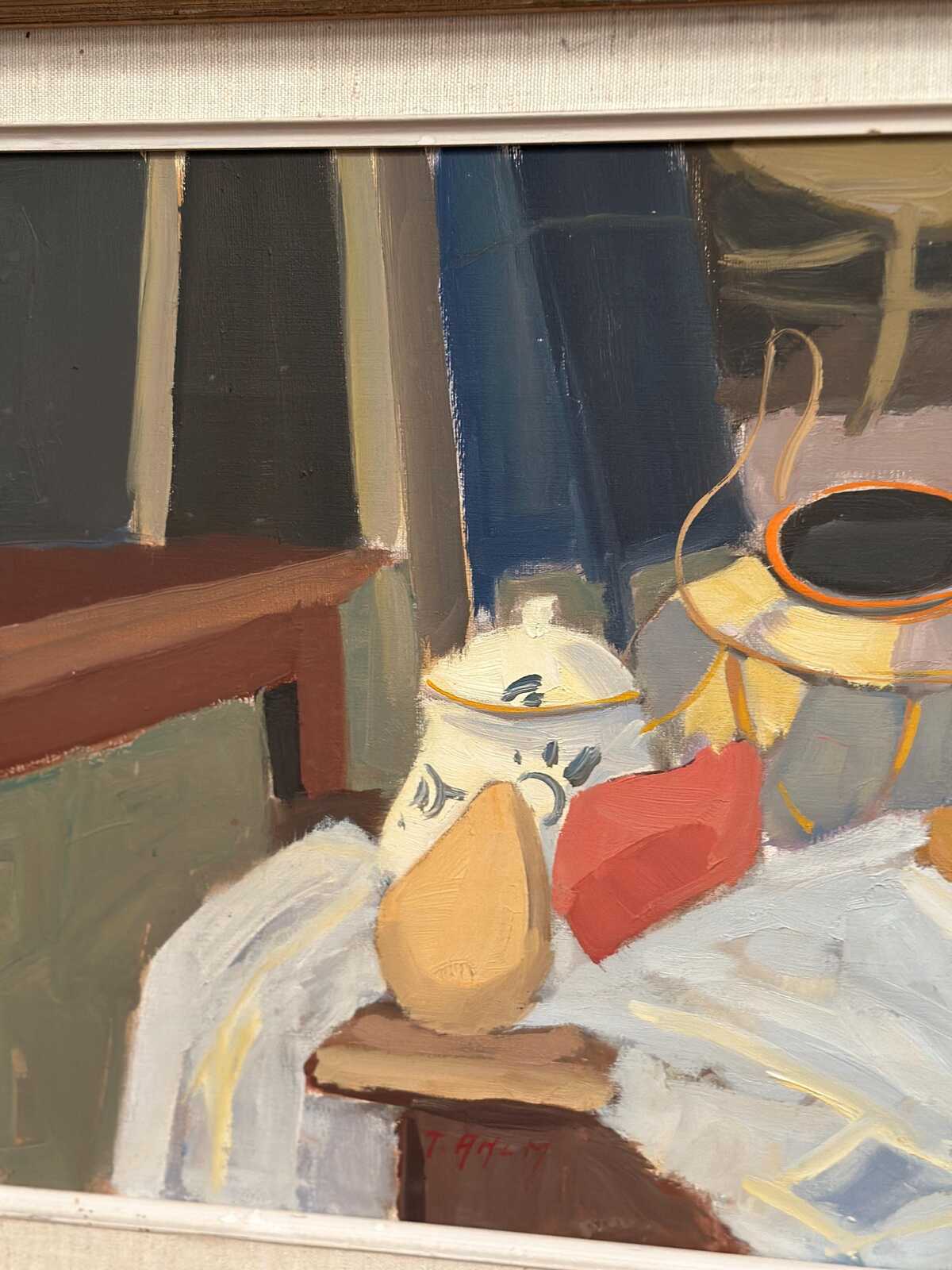 “Stilleben med kaffekannor” by T. Ahlm
