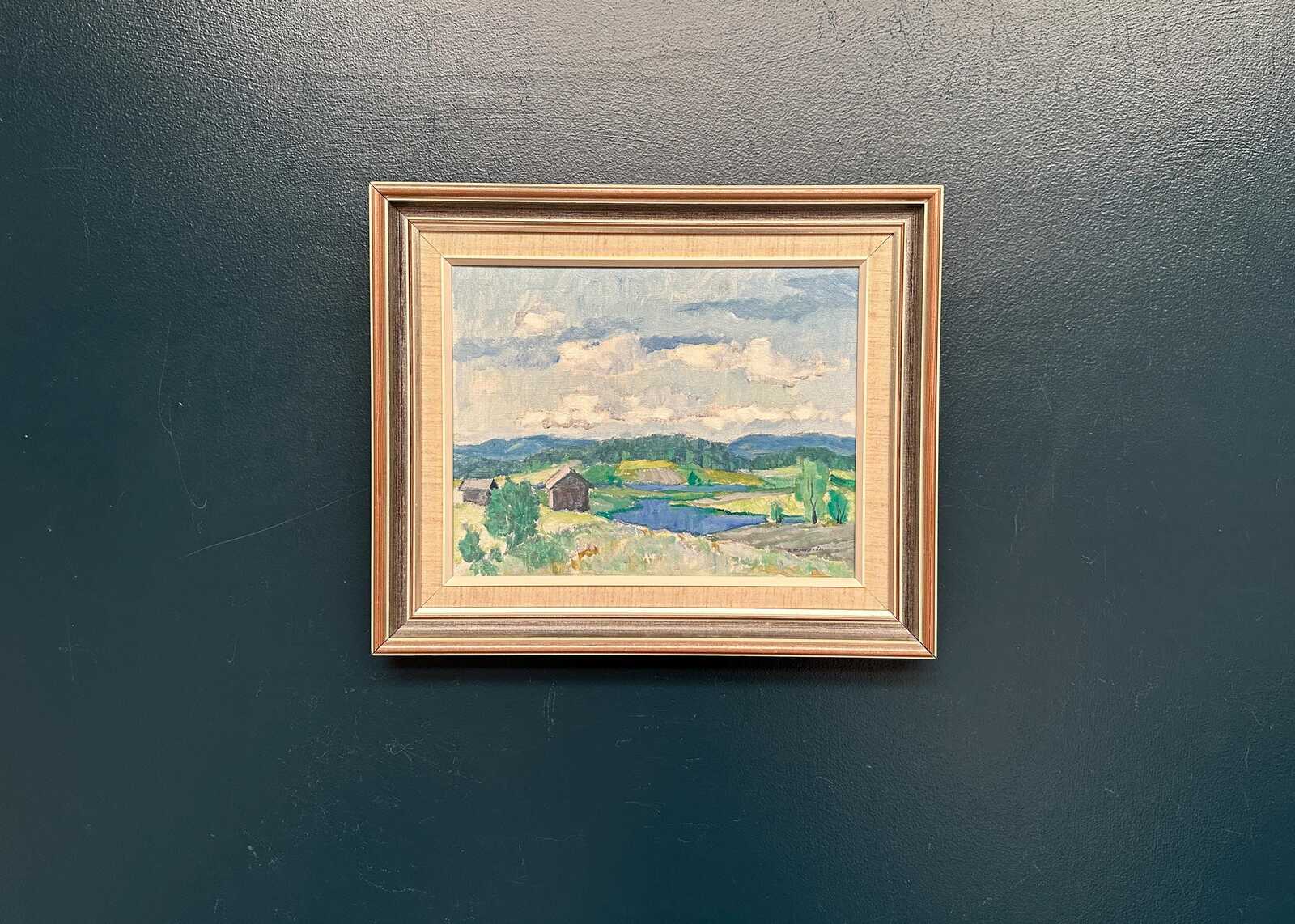“Landscape” by Evald Hedenström (1909–1997)