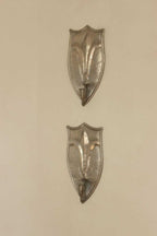 Pair Of Swedish Pewter Sconces