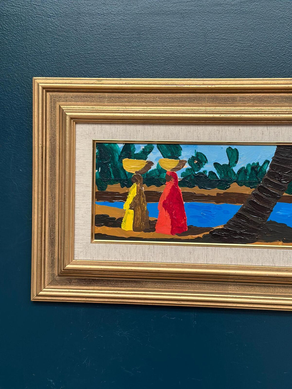 “Female Figures by a Stream” Attributed to Lars Norrman